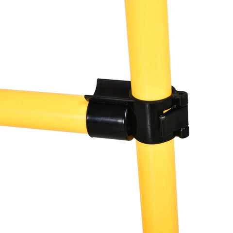 Rootz Dog Agility Set - 3-in-1 Pet Training Set - High Jump - Round Rods - Easy To Carry - Yellow