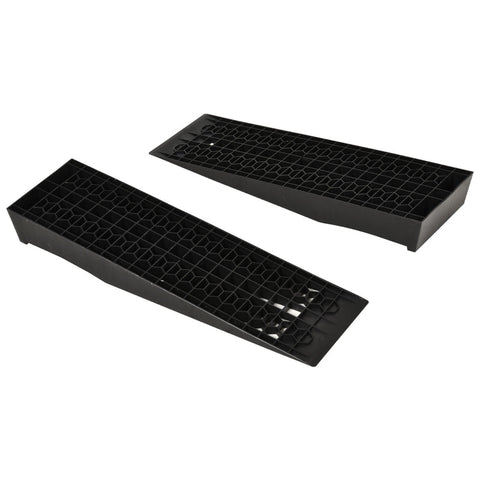 Rootz Rampe – Schwellenrampe – Bordsteinrampe – Gummirampen – Anti-Rutsch-Rampen – PP – Schwarz – 70 x 20 x 8 cm