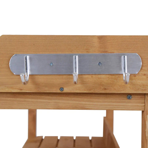 Rootz Planting Table - Table - Garden - Balcony - Natural - 76 cm x 37 cm x 89 cm