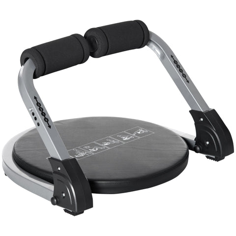 Rootz Abdominal Trainer - Abs Trainer - Ab Machine - Abs Workout Equipment - Whole Body Exercise Equipment - For Home Gym - Black - 55 x 42 x 11-32cm
