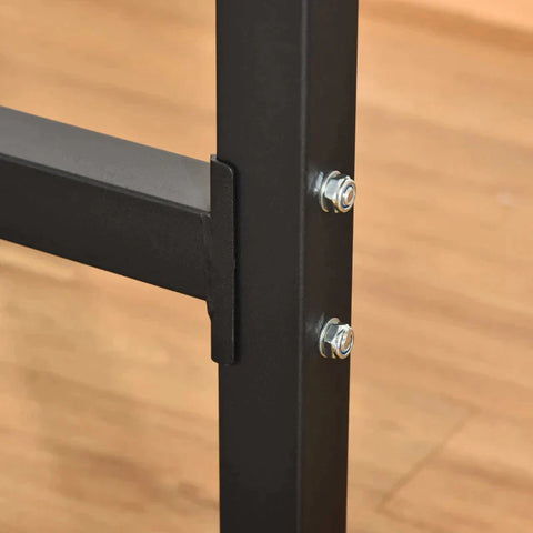 Rootz Dip Station - Dip Stand - Abdominal Trainer - Black - 104 x 70.5 x 122 cm