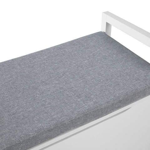 Rootz Storage Bench with Lift Up Top and Seat Cushion - Bench with Storage Chest - Toy Chest
