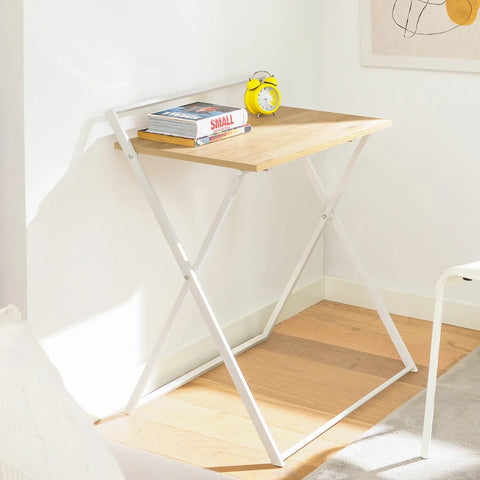 Rootz- Opvouwbaar bureau Computerbureau Werkstation Schrijfbureau Kinderen Tieners Bureau - Opklapbare tafel Bijzettafel Banktafel