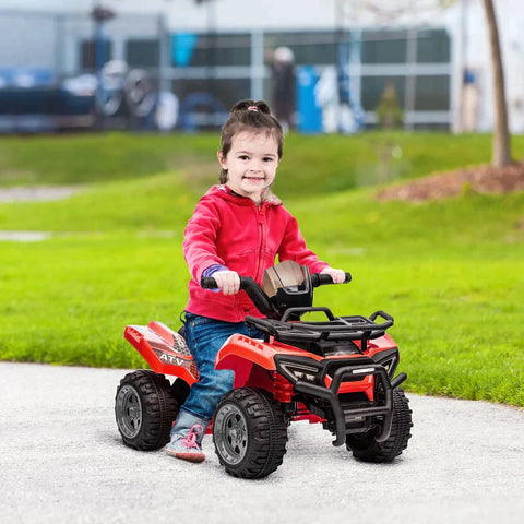 Rootz Kinder-Elektrofahrzeug – Mini-Elektro-Quad – Kindermotorrad – Elektro-ATV-Kinderwagen – Elektro-Quad für 18–36 Monate – Rot – 70 x 42 x 45 cm