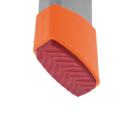 Rootz Ladder - Folding Ladder - Aluminum Ladder - Folding Ladder With 3 Steps - Portable Ladder - Lightweight Ladder - Aluminum/Plastic - Silver/Black/Orange - 43 x 60 x 60 cm