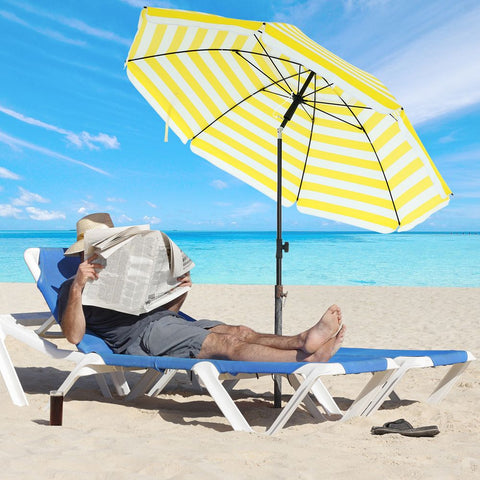Rootz Parasol - Tuinparasol - Opvouwbare Tuinparasol - Buitenparasol - Tuinparasol - Zonnescherm Parasol - Paraplu Parasol
