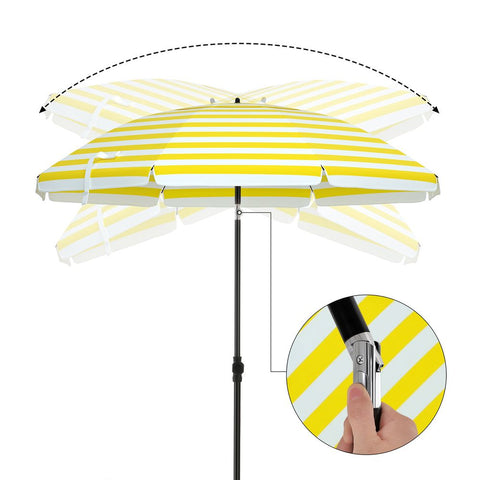 Rootz Parasol - Tuinparasol - Opvouwbare Tuinparasol - Buitenparasol - Tuinparasol - Zonnescherm Parasol - Paraplu Parasol