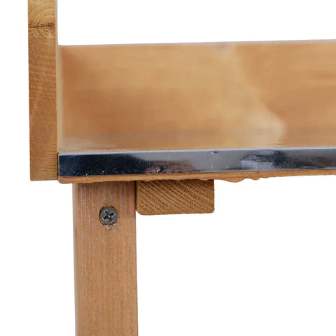 Rootz Planting Table - Table - Garden - Balcony - Natural - 76 cm x 37 cm x 89 cm