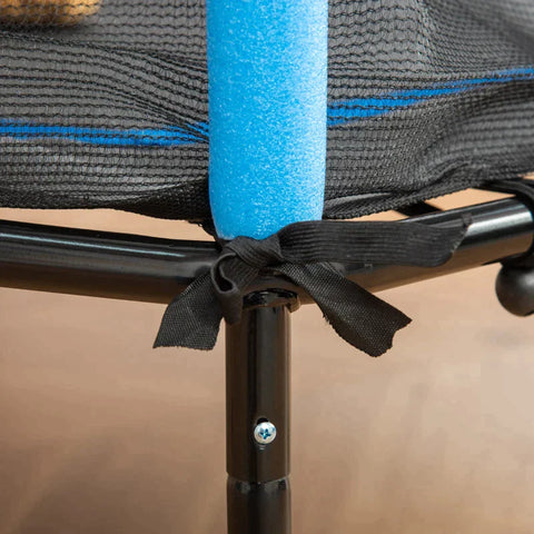 Rootz Trampoline - Mini Trampoline - Bouncer Jumper - With Enclosure Net - Blue - 163.5H cm