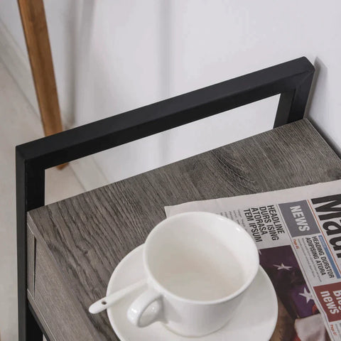 Rootz Beistelltisch – Beistellwagentisch – Servierwagen – Küchenwagen – Küchenwagentisch – Couchtisch – 60 x 30 x 65 cm