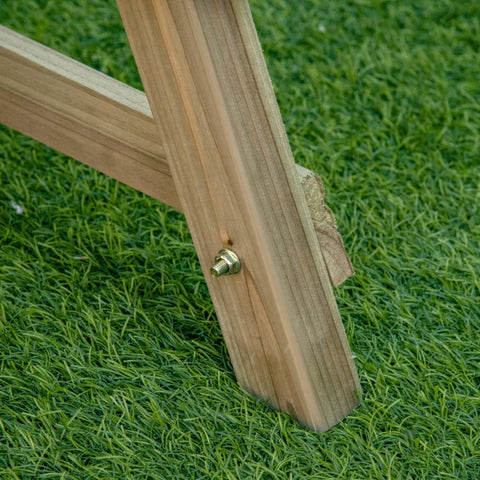 Rootz Garden Bed - Raised Bed - Flower Ladder - Wooden Flower Ladder - 3 Shelves Plant Ladder - Plant Stand - Flower Shelf - 71 x 61 x 77 cm