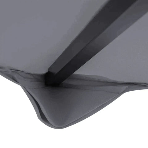 Rootz Pavillon-Ersatzdach – Ersatz-Vordach – Doppelstöckiges Vordach – Pavillon-Dach – Metall – Tiefgrau – 300 cm x 300 cm
