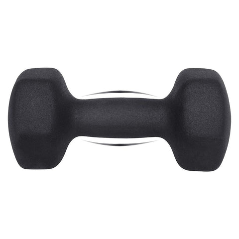 Rootz Dumbbell - Set Of 2 Adjustable Dumbbells -  With Matte Coating - Non-slip Matte Dumbbell  - Fitness Dumbbells - Comfort Grip - Durable Rubberized Dumbbells - Matt Black