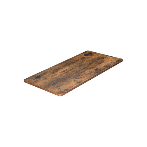 Rootz Tischplatte – Tischplatte für elektrischen Schreibtisch – Tischoberfläche – Holztischplatte – rechteckige Tischplatte – Restauranttischplatte – Bartischplatte – Tischplattendesign – Braun – 140 x 70 x 1,8 cm (L x B x H)