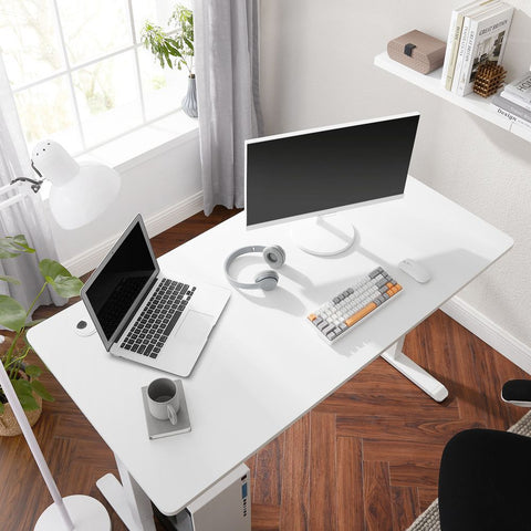 Rootz Table Top - Desk Top - Electric Desk Top - Table Top For Electric Desk - White - 140 x 70 x 1.8cm