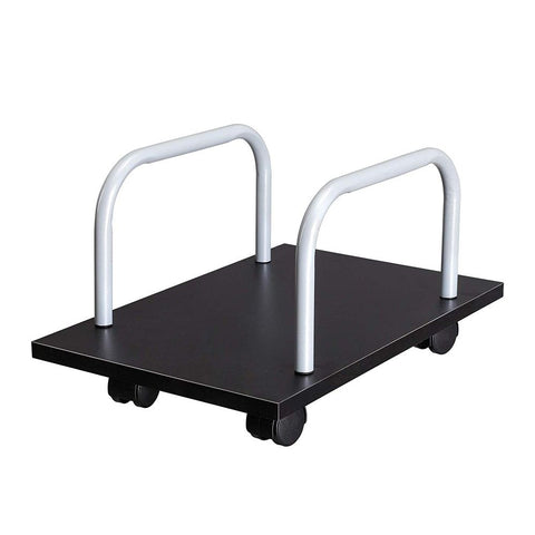 Rootz Computerbureau - Modern computerbureau - Kantoorwerkstation - Gamingbureau - Ergonomisch bureau - Computerbureau met opbergruimte - Spaanplaat - IJzeren frame - Zwart - 120 x 90 x 59 cm (B x H x D)