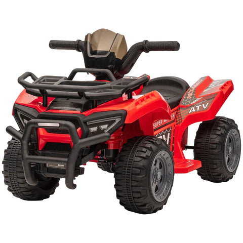 Rootz Kinder-Elektrofahrzeug – Mini-Elektro-Quad – Kindermotorrad – Elektro-ATV-Kinderwagen – Elektro-Quad für 18–36 Monate – Rot – 70 x 42 x 45 cm