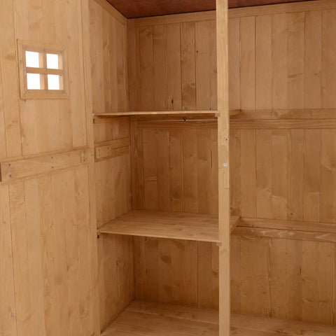 Rootz Tuinschuur - Gereedschapsschuur - Gereedschapskast - Lessenaarsdak - Hout - 127.5x50x164cm