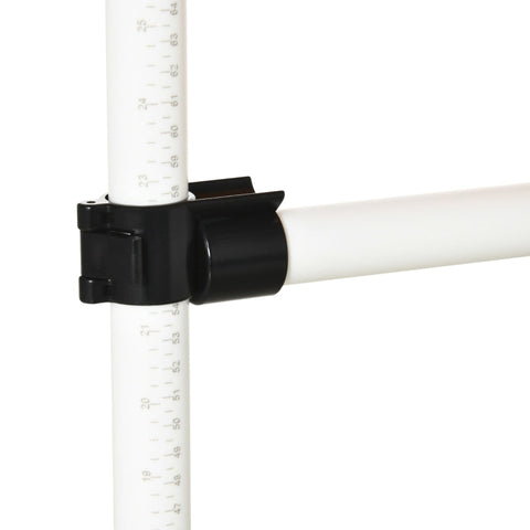Rootz Dog Training Set - Jumping Ring - Pet Agility - Pet Training - White/Orange - 74.5 x 66 x 91 cm