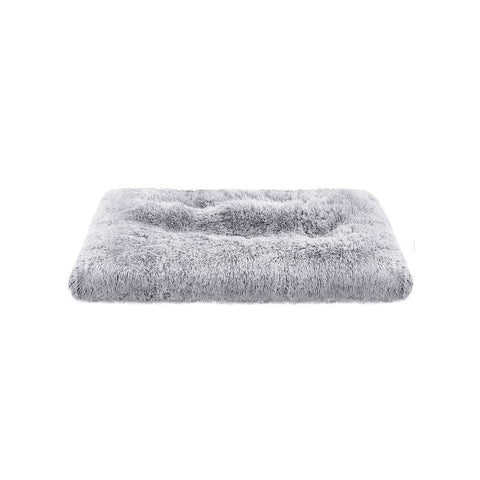 Rootz Dog Cushion - Dog Bed - Pet Cushion - Dog Pillow - Pet Mattress - Soft Dog Bed - Washable Dog Bed -  PV Plush - PP Filling - Light Gray - 122 x 74 cm (L x W)