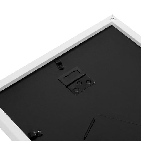 Rootz Fotorahmen – Fotorahmen für 3 Fotos – Fotorahmen mit Schnur – Bilderrahmen – Collagenrahmen – Wandmontagerahmen – Metallbilderrahmen – Moderner Fotorahmen – MDF – Weiß – 24 x 2 x 40,5 cm (L x B x H). )