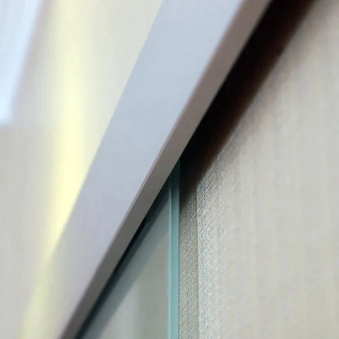 Rootz Glass Sliding Door - Sliding Door - Room Door - Handle Bar - Home & Office - 77.5 x 205 cm