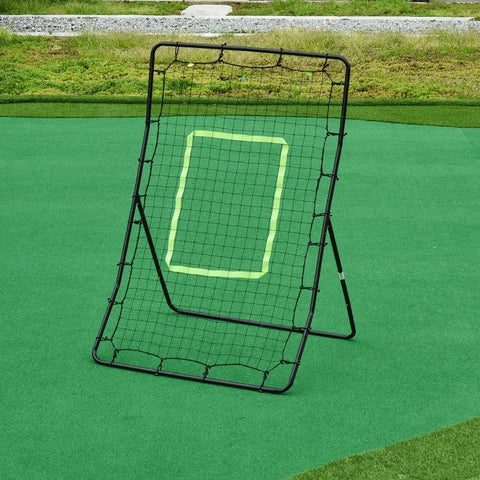 Rootz Rebounder Net - Rebounder - Rebound Wall Net - Kickback  Net - Black - 75x126cm