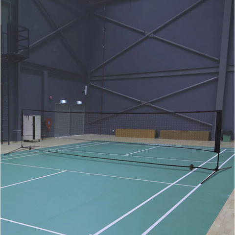 Rootz Badmintonnet - Volleybalnet - Tennisnet - Draagbaar - 2 Hoogtes - Draagtas - 94/158 x 400 x 60 cm 