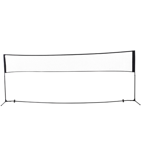 Rootz Badmintonnet - Volleybalnet - Tennisnet - Draagbaar - 2 Hoogtes - Draagtas - 94/158 x 400 x 60 cm 