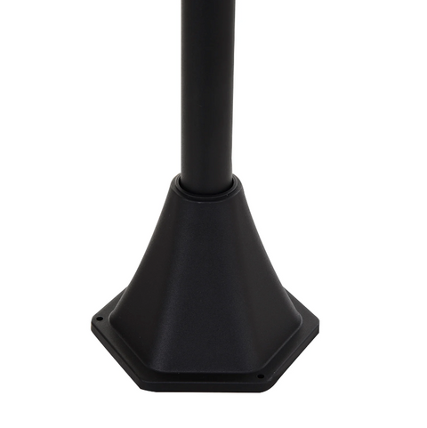 Rootz Gartenlaternen – Solarenergie – Gartenlampen – 2er-Set – LED – 6–8 Stunden – Edelstahl – Schwarz