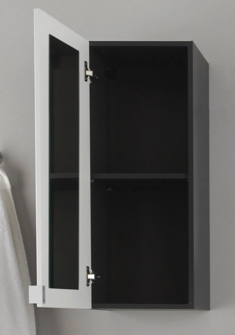 Rootz Badezimmerschrank – Aufbewahrungsschrank – Spiegel – 35 x 83 x 31 cm