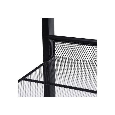 Rootz Shoe Rack - 3 Tier Metal Shoe Rack - Shoe Storage Rack - Stylish Footwear Rack - Adjustable Shoe Rack - Multi-tiered Shoe Shelf - Powder-coated Iron Pipes - Black - 74 x 30.7 x 62.8 cm (L x W x H)