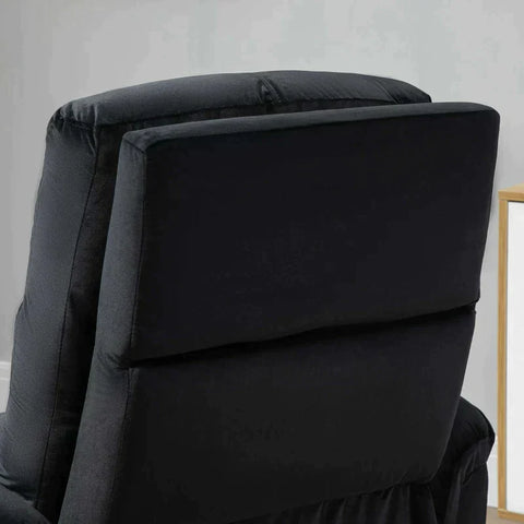 Rootz Relax Chair – Loungesessel – Fernsehsessel – Schwarz – 85 cm x 95 cm x 104 cm