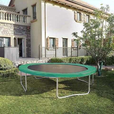 Rootz Randabdeckung – Trampolin-Randabdeckung – Trampolin-Sicherheitspolster – Trampolin-Polsterung – Trampolin-Rahmenabdeckung – Trampolin-Mattenabdeckung – UV-beständige Trampolin-Abdeckung – Grün – Ø 305 cm