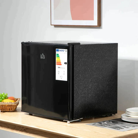 Rootz Mini Freezer - 35 L Freezer Box - Mini Chest Freezer - Mini Fridge - 5-Level Temperature Control - Steel, Plastic - Black - 47W x 44.2D x 48.8H cm