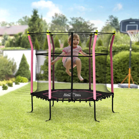 Rootz Kids Trampoline - Trampoline - Mini Bouncer Jumper - Garden Trampoline - With Safety Net