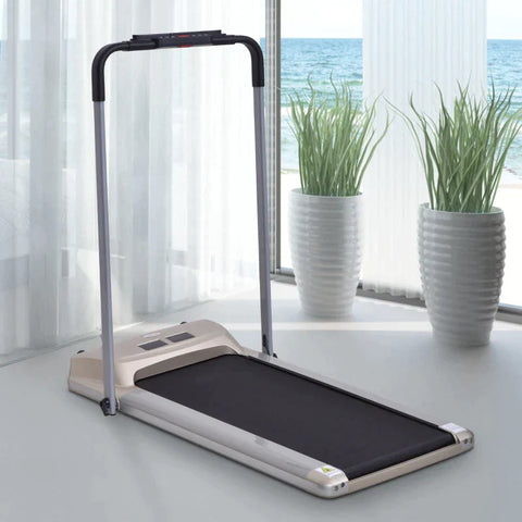 Rootz Treadmill - Electric Treadmill - Motorized Treadmill - Foldable Fitness Machine - 1-10 Km/h - 70 x 128 x 116 cm