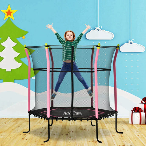 Rootz Kids Trampoline - Trampoline - Mini Bouncer Jumper - Garden Trampoline - With Safety Net