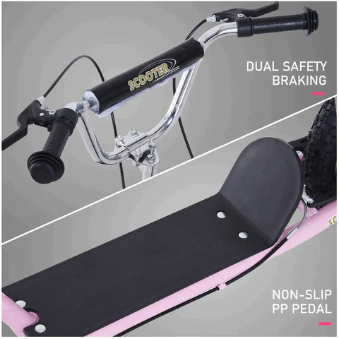 Rootz Kinderroller – Tretroller – Stadtroller – Teenager-Roller – Push-Kick-Scooter für Kinder – verstellbarer Lenker – Doppelbremsen-Ständer – Pink