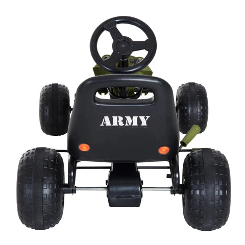 Rootz Go Kart - Pedal Go Kart - Kids Go Kart - Pedal Vehicle - Pedal Vehicle - Pedal Car - Green - 99 x 65 x 56cm