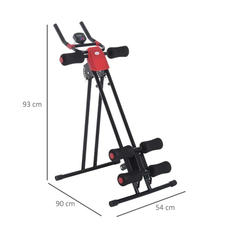 Rootz Abdominal Trainer - Trainer - Back Trainer - Muscle Trainer - Black - 90 X 54 X 93cm (LXWXH)