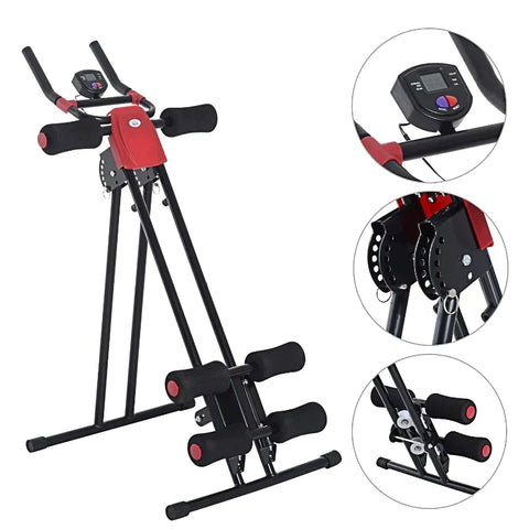 Rootz Abdominal Trainer - Trainer - Back Trainer - Muscle Trainer - Black - 90 X 54 X 93cm (LXWXH)