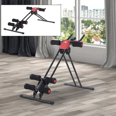 Rootz Abdominal Trainer - Trainer - Back Trainer - Muscle Trainer - Black - 90 X 54 X 93cm (LXWXH)
