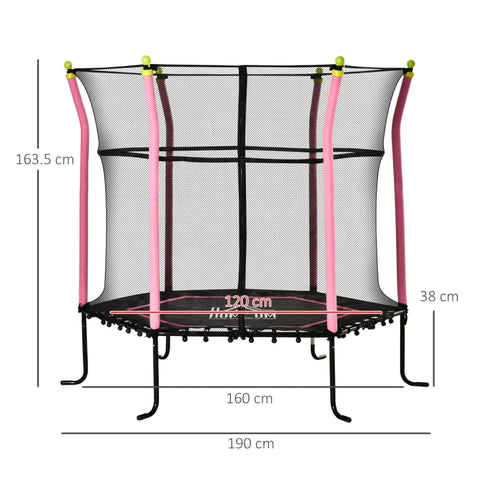 Rootz Kids Trampoline - Trampoline - Mini Bouncer Jumper - Garden Trampoline - With Safety Net