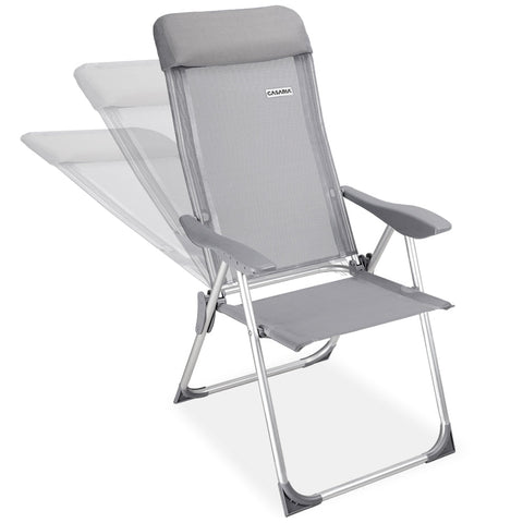 Rootz Garden Chair - Folding Chair - Adjustable Backrest - Ultralight - Set of 2