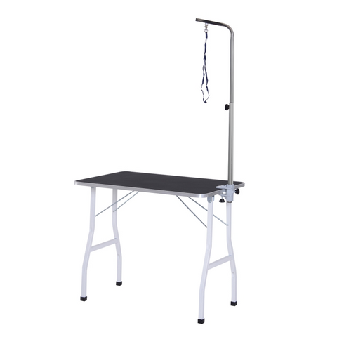 Rootz Grooming Table - Pet Grooming Table - Dog Clipper Table - Household - Bathing - Hair Drying - Black