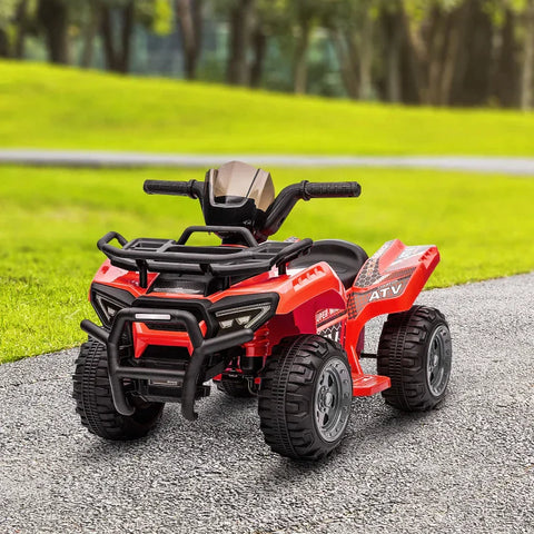 Rootz Kinder-Elektrofahrzeug – Mini-Elektro-Quad – Kindermotorrad – Elektro-ATV-Kinderwagen – Elektro-Quad für 18–36 Monate – Rot – 70 x 42 x 45 cm