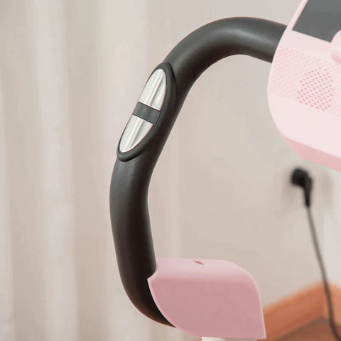 Rootz Treadmill - Electric Treadmill - Foldable - 400 W 1-12 KM/H 1.5HP - LCD Display - With Mobile Phone Holder - Pink - 134 x 60 x 118 cm