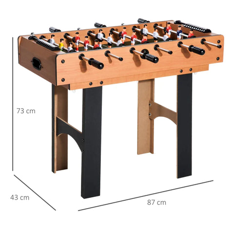 Rootz 4 In 1 Multi Game Table - Table Football - Table Football - Kicker Hockey Billiard - Table Tennis - 87x43x73cm