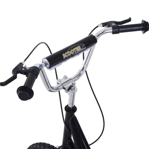 Rootz Kinderroller – Tretroller – Stadtroller – Teenager-Roller – Push-Kick-Scooter für Kinder – verstellbarer Lenker – Doppelbremsen-Ständer – Schwarz